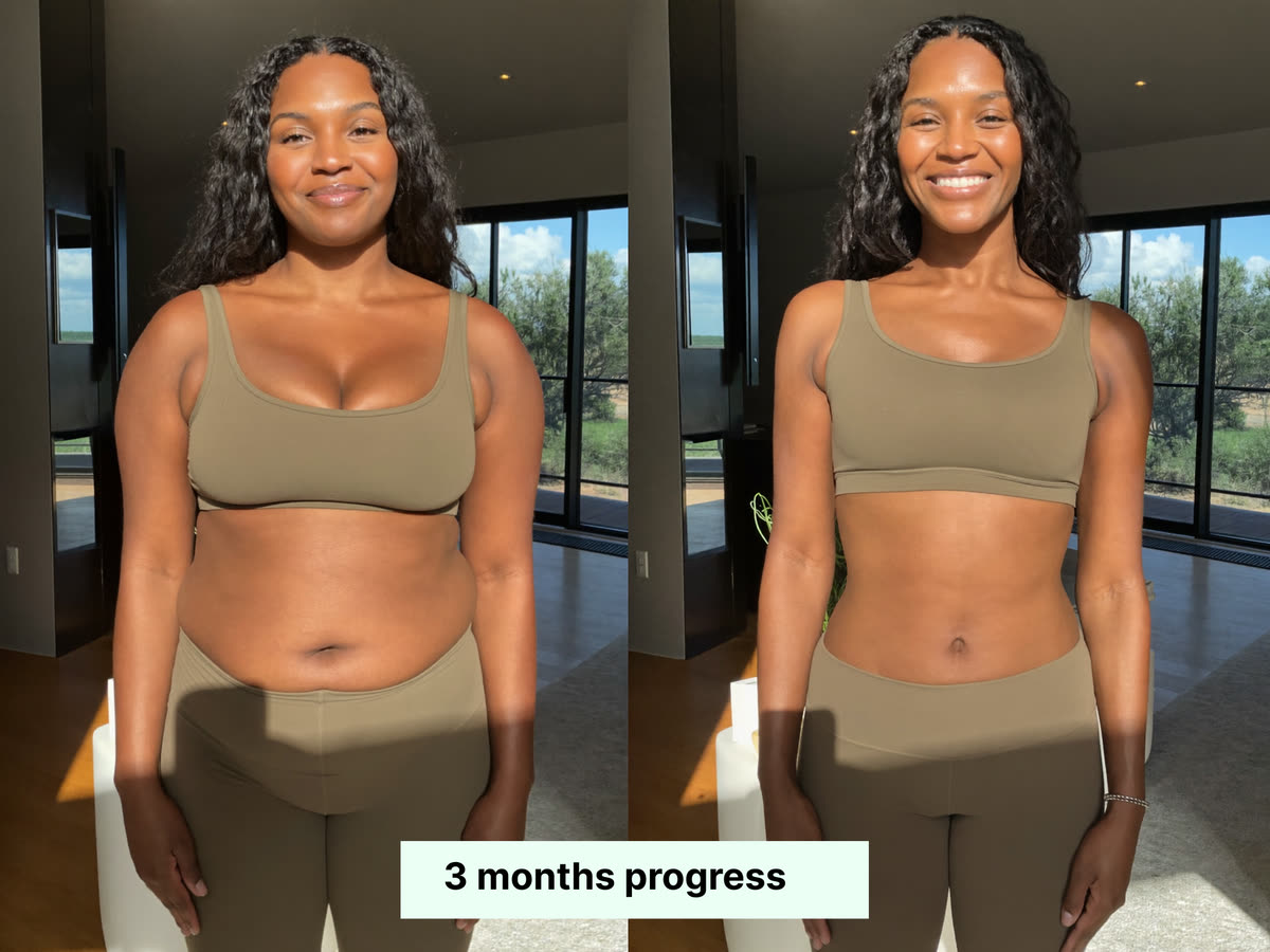 Nush customer before and after progress result 2