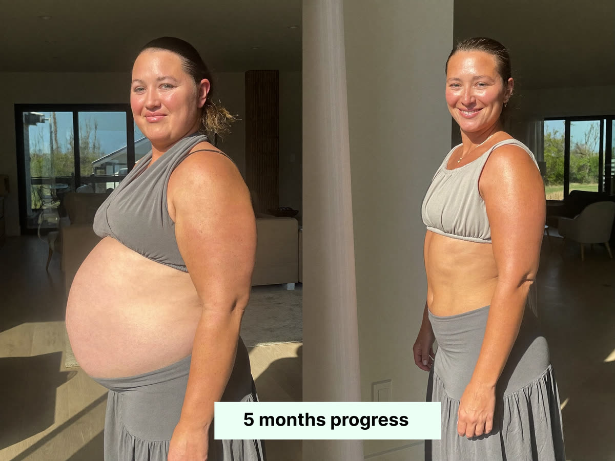 Nush customer before and after progress result 1