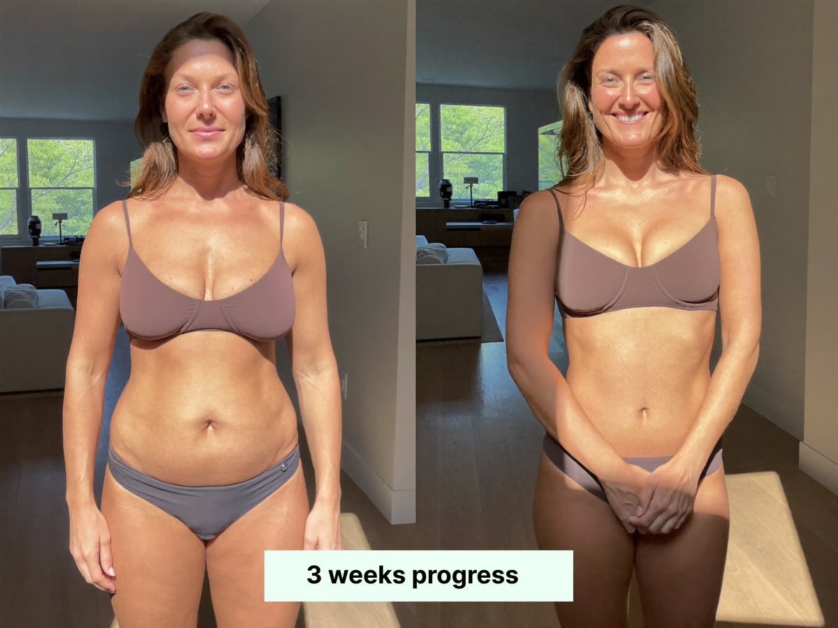 Nush customer before and after progress result 3