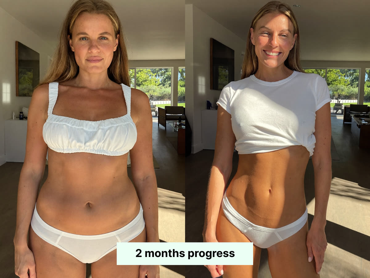 Nush customer before and after progress result 16