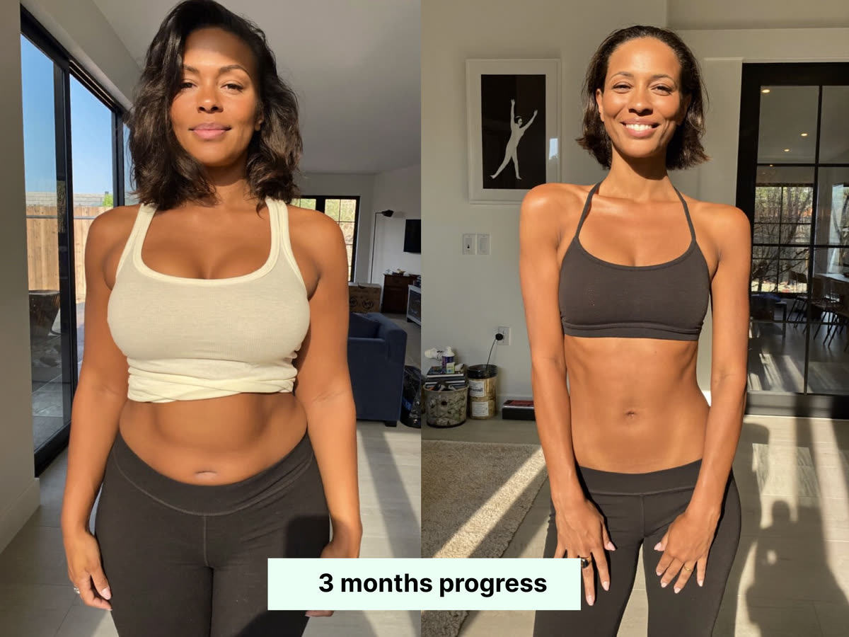 Nush customer before and after progress result 12