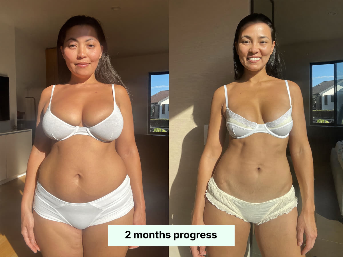 Nush customer before and after progress result 11