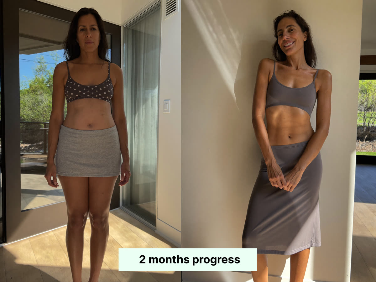 Nush customer before and after progress result 13